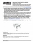 Installation and Operation Instructions - Raised Toilet Seat